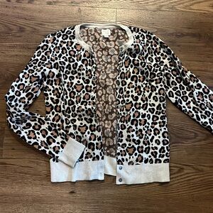 Leopard Cardigan Sweater